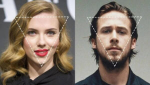Celebrities that has a triangular face shape