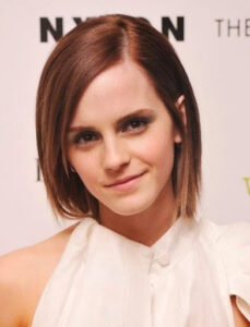 Emma Watsons in a classic and straightforward short haircut