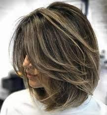 Layered mid-length cut