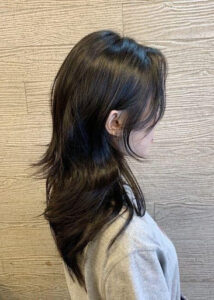 korean layered haircuts for long hair back view