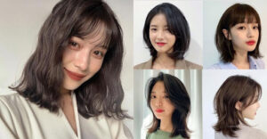 Girls rocking their Korean Perm in short hair