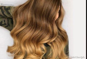 Golden Caramel Balayage for asian hair type