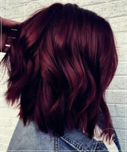 Wine hair color