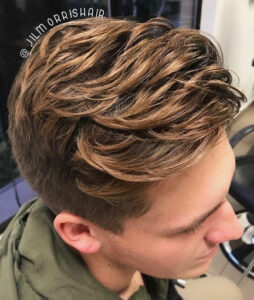 medium brown hair color for men