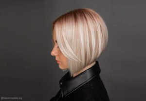 Elegant cropped bob